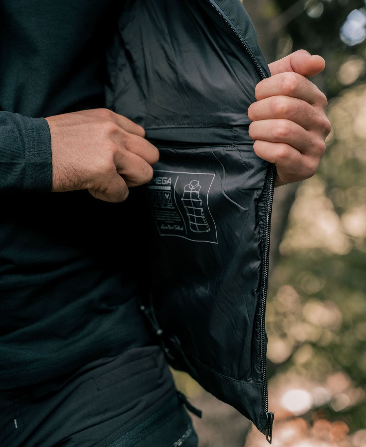 Chaleco con capucha OMEGA DOWN VEST PENTAGÓN