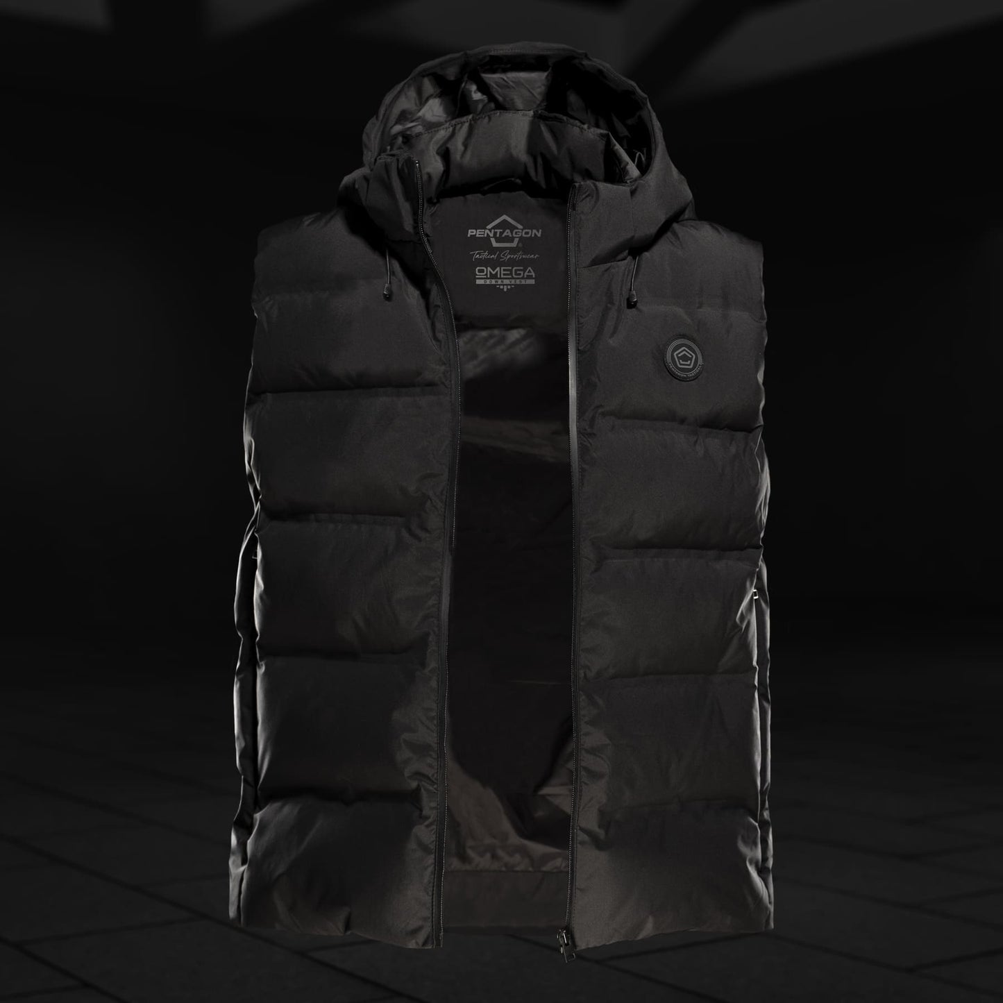 Chaleco con capucha OMEGA DOWN VEST PENTAGÓN