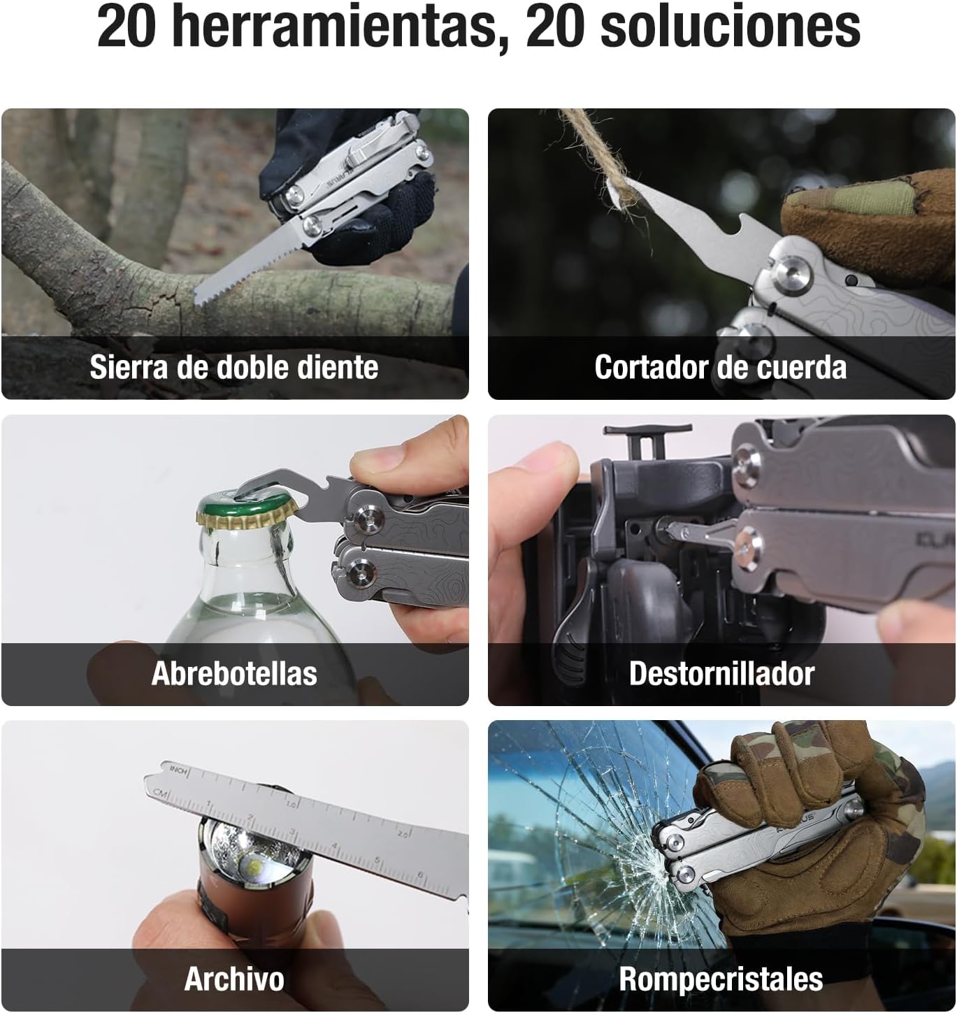 MULTIHERRAMIENTA KLARUS MT07 CON FUNDA LONA