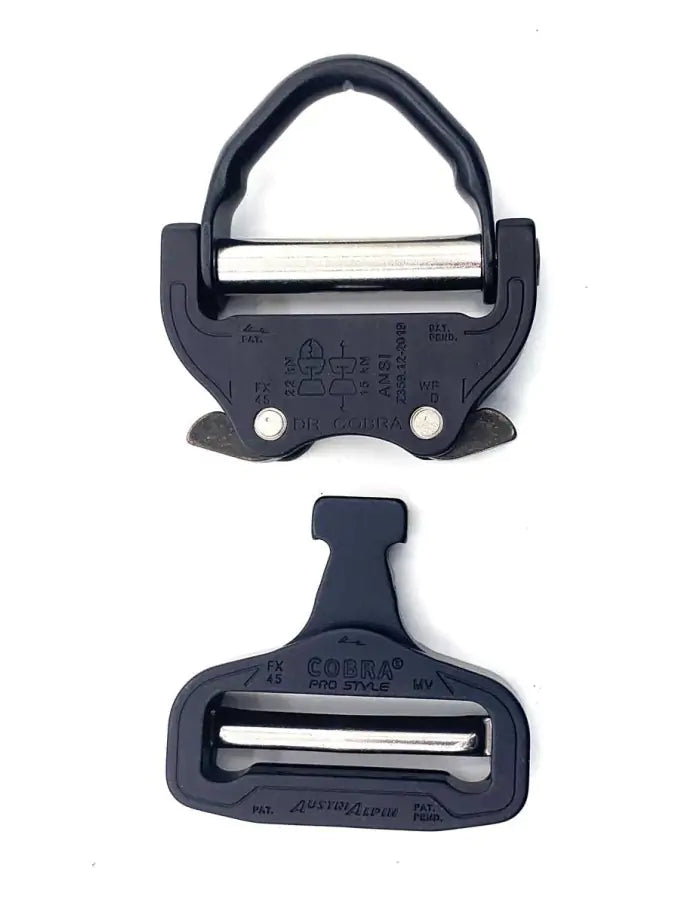 Hebilla COBRA D-Ring AustriAlpin 50mm negra